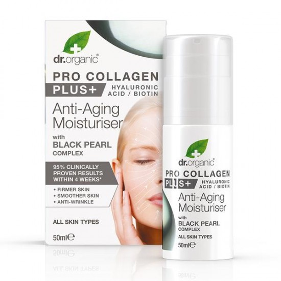 Pro Collagen Hyaluronic Acid, Biotin Plus Black Pearl Complex 50ml - All Skin Types Pro Collagen Hyaluronic Acid, Biotin Plus Black Pearl Complex 50ml - All Skin Types